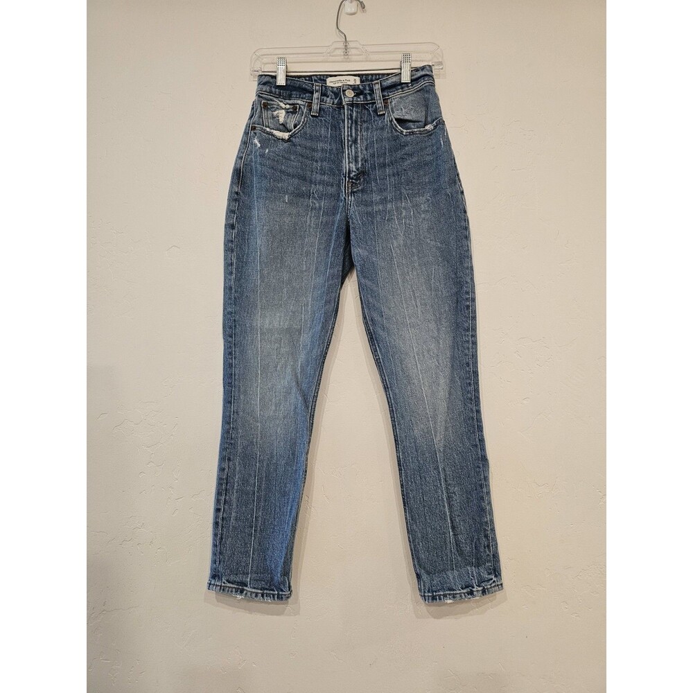Abercrombie And Fitch Women's High Rise Mom Jeans Size 25/0